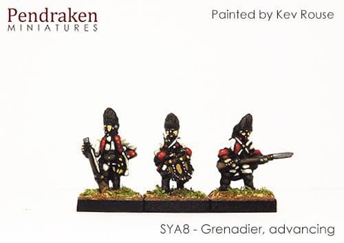 Grenadier, advancing