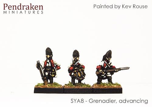 Grenadier, advancing