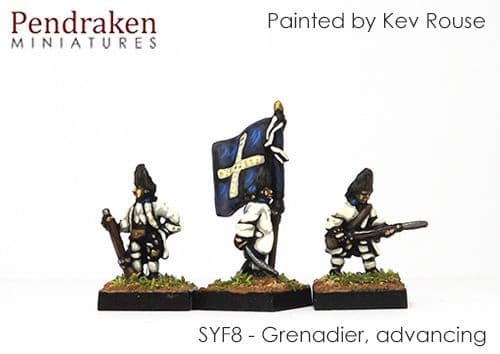 Grenadier, advancing, without turnbacks