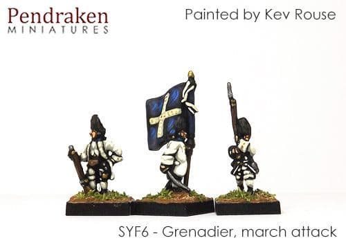 Grenadier, march attack, without turnbacks