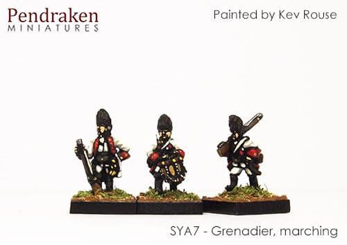 Grenadier, marching