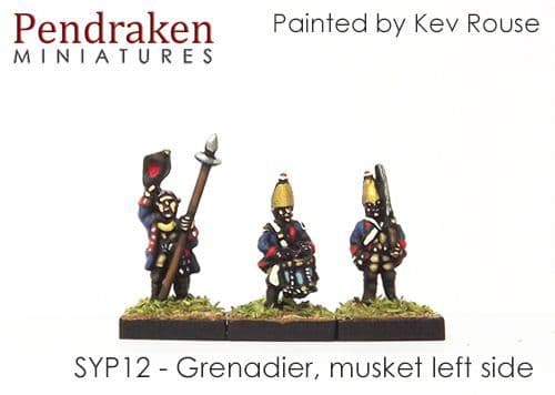 Grenadier, musket left side