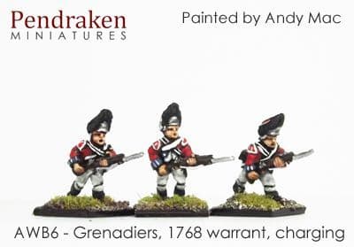 Grenadiers, 1768 warrant, charging (18)