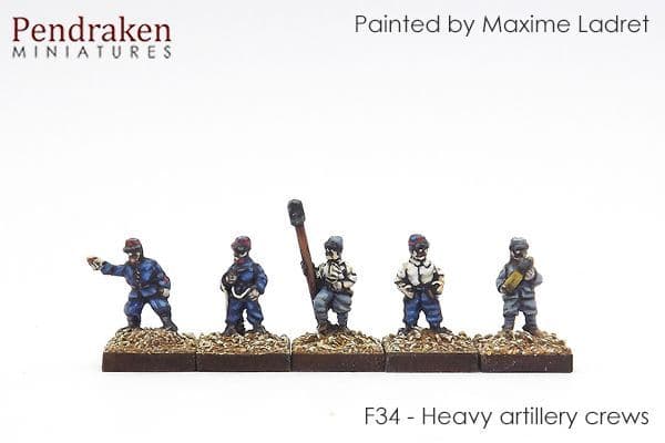 Heavy artillery crews (10)