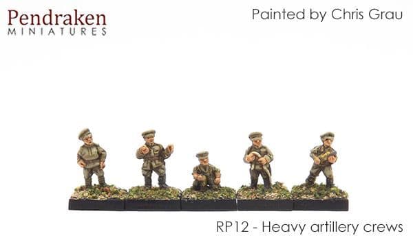 Heavy artillery crews (10)