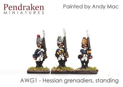 Hessian Grenadiers, standing