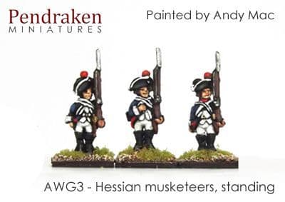 Hessian musketeer, standing