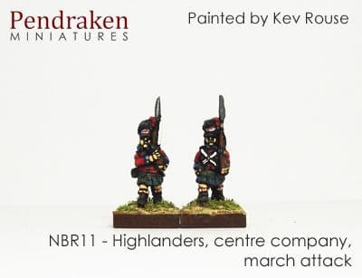 Highlanders, centre company, march attack
