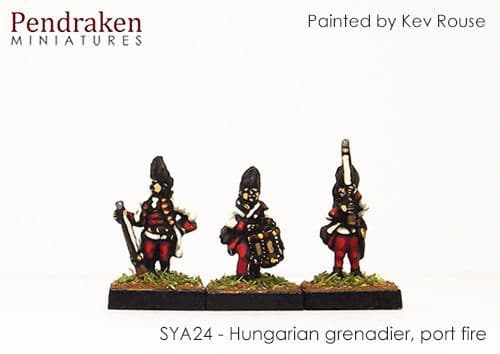 Hungarian grenadier, port fire