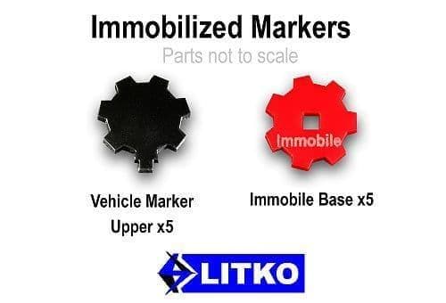 Immobilized Markers, Black & Red (5)