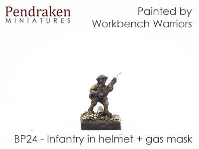 Infantry in helmet and gas mask (10)