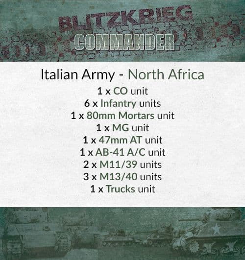 Italian, North Africa Starter Army