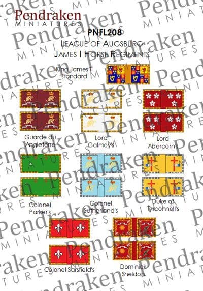 James II, Horse Regiments