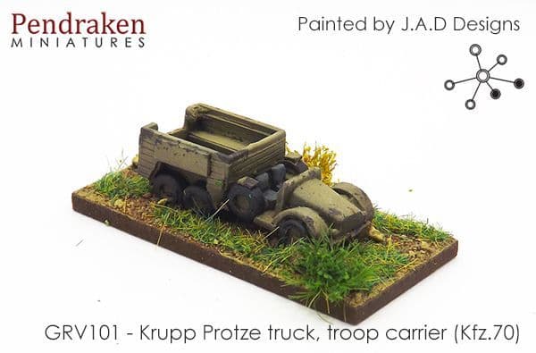 Krupp Protze truck, troop carrier (Kfz.70)