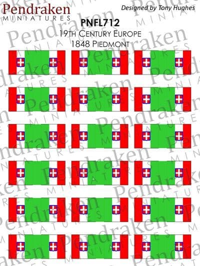 1848 Piedmont flags