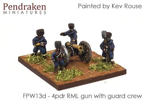 4pdr RML guns with guard crew (3)