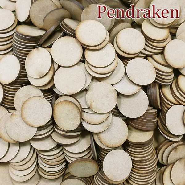 15mm round, 30 bases per pack
