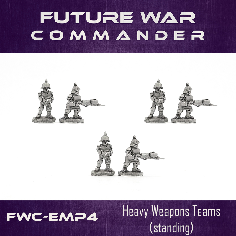 Heavy weapons teams, standing (3 teams)