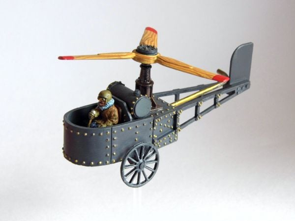Rotocoper Ironclad Miniatures - 28mm Victorian Sci-Fi - Steam Tanks Steam rotocopter