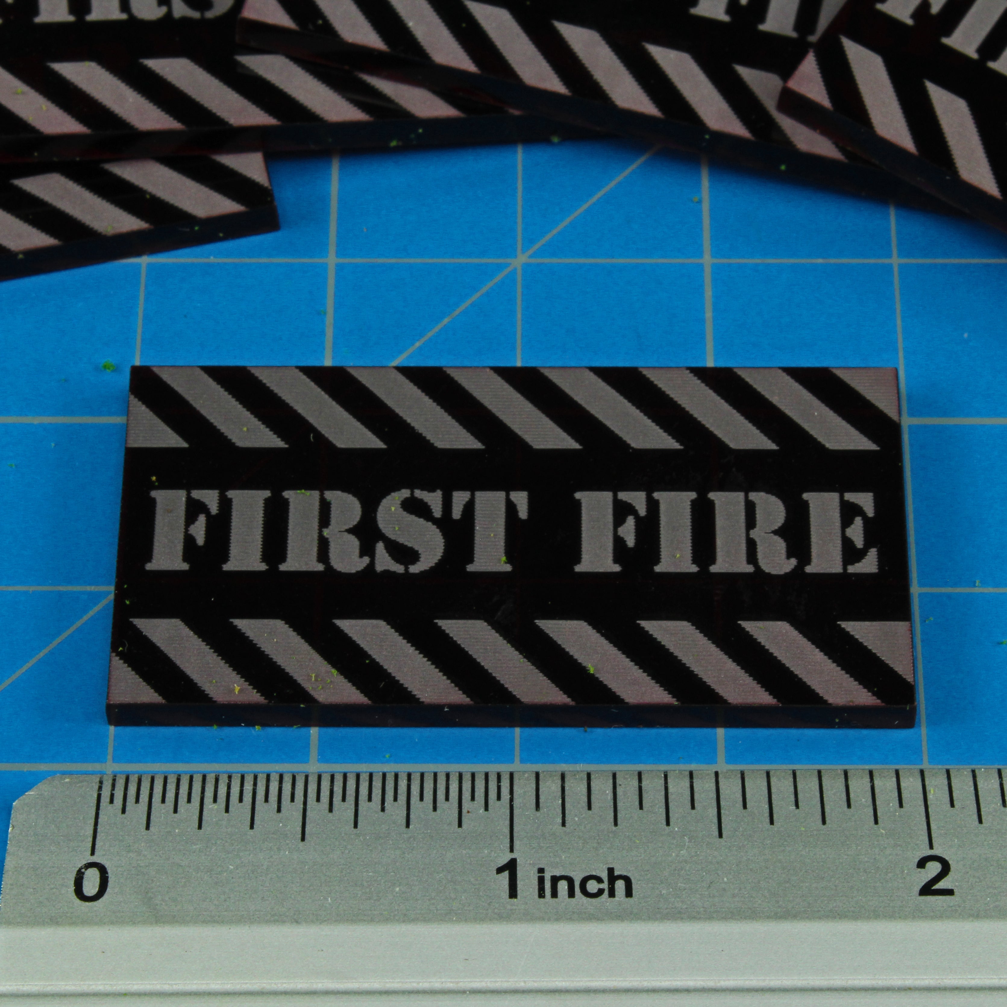 Mini Translucent Fire Token Large Size First Fire Tokens Translucent Red 5