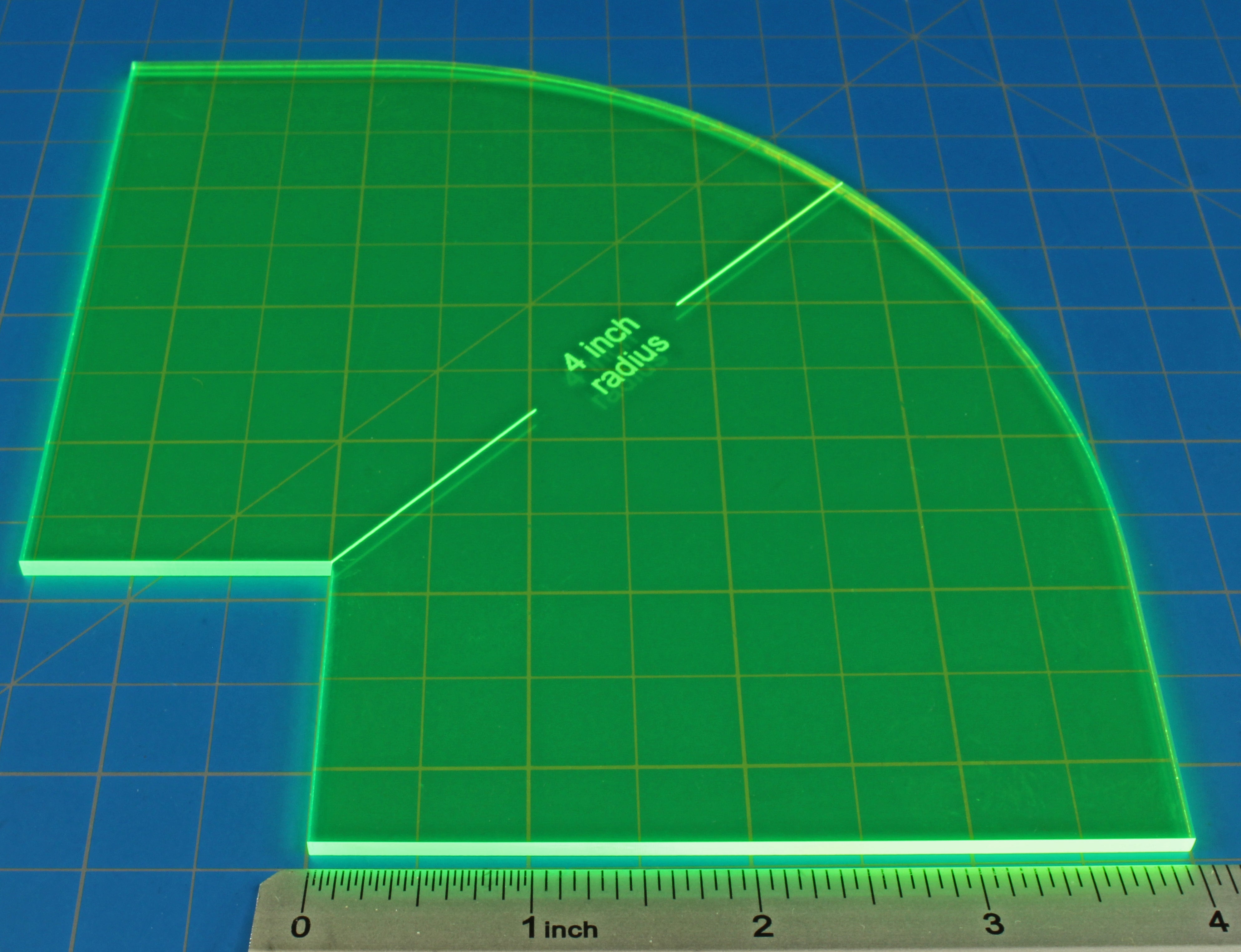4& Radial Gauge Fluorescent Green