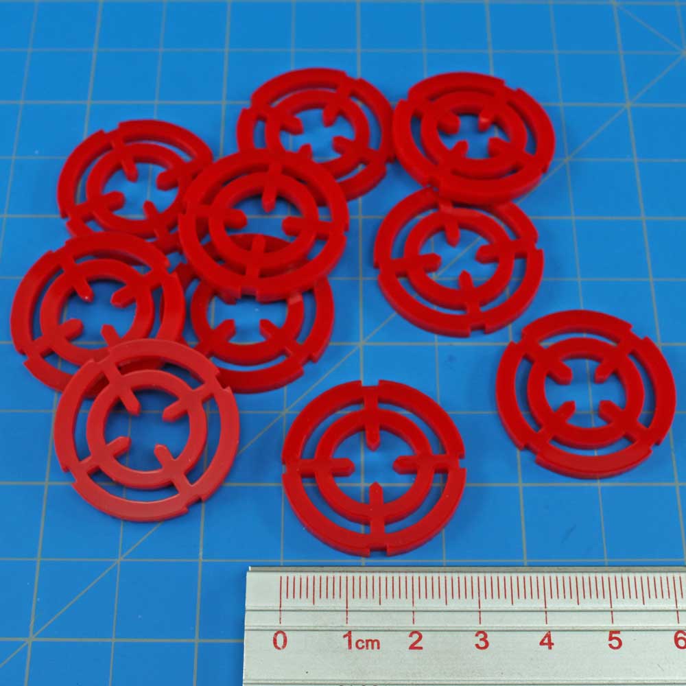 Targeting Reticle Tokens Red 10