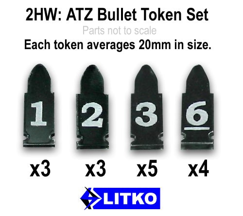 THW All Things Zombie Tokens Set Translucent Grey 15