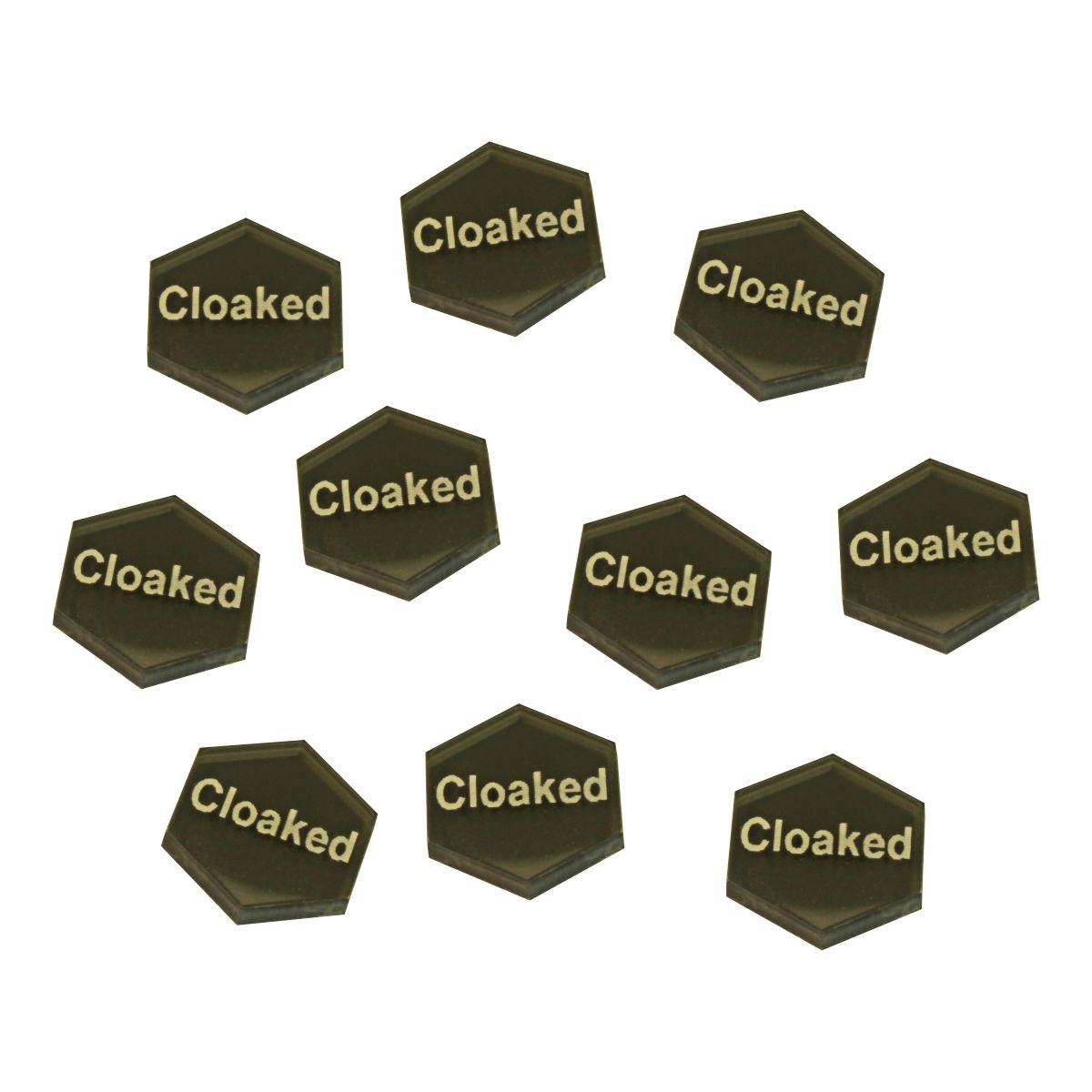 Cloaked Token Set Translucent Grey 10