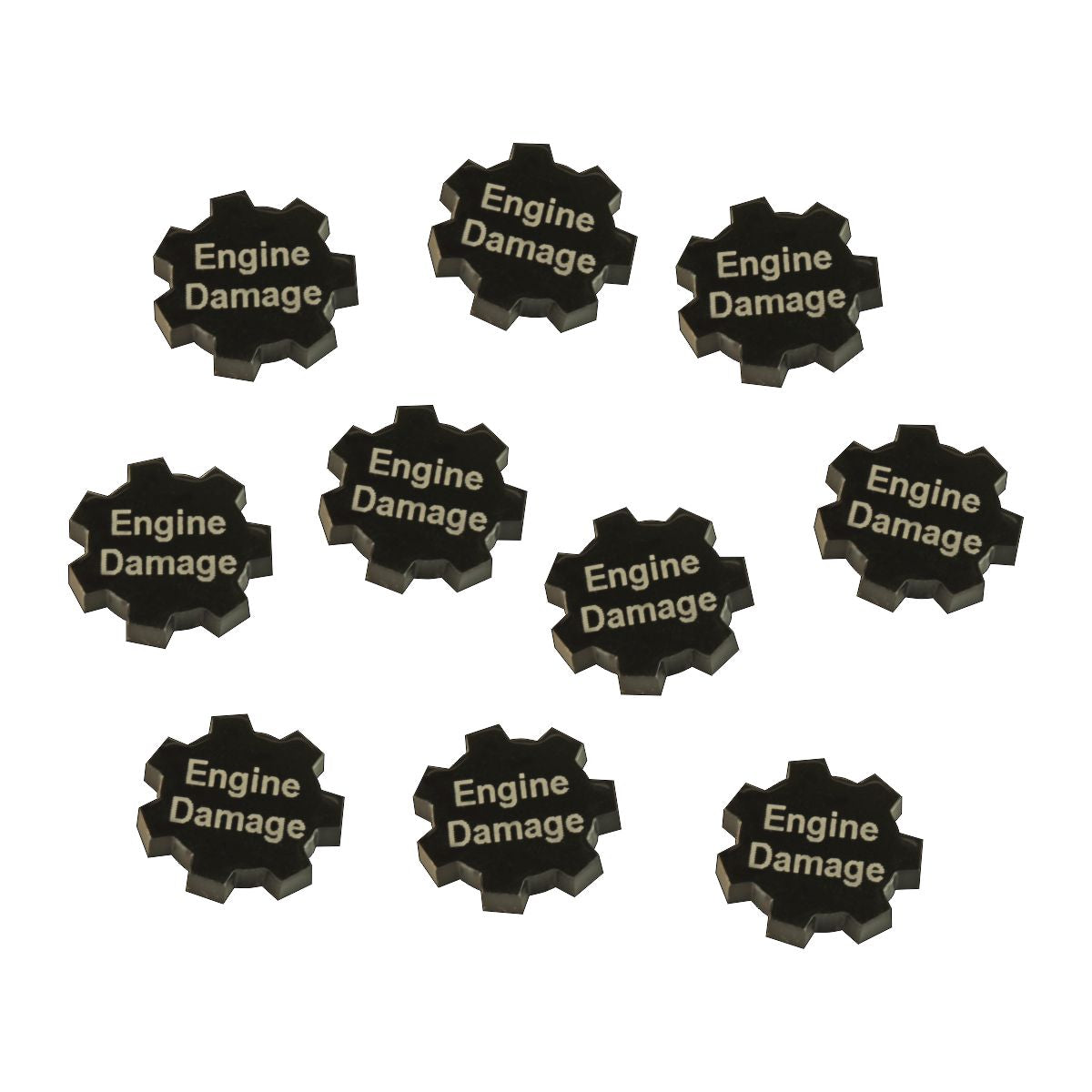 Engine Damage Tokens Black 10