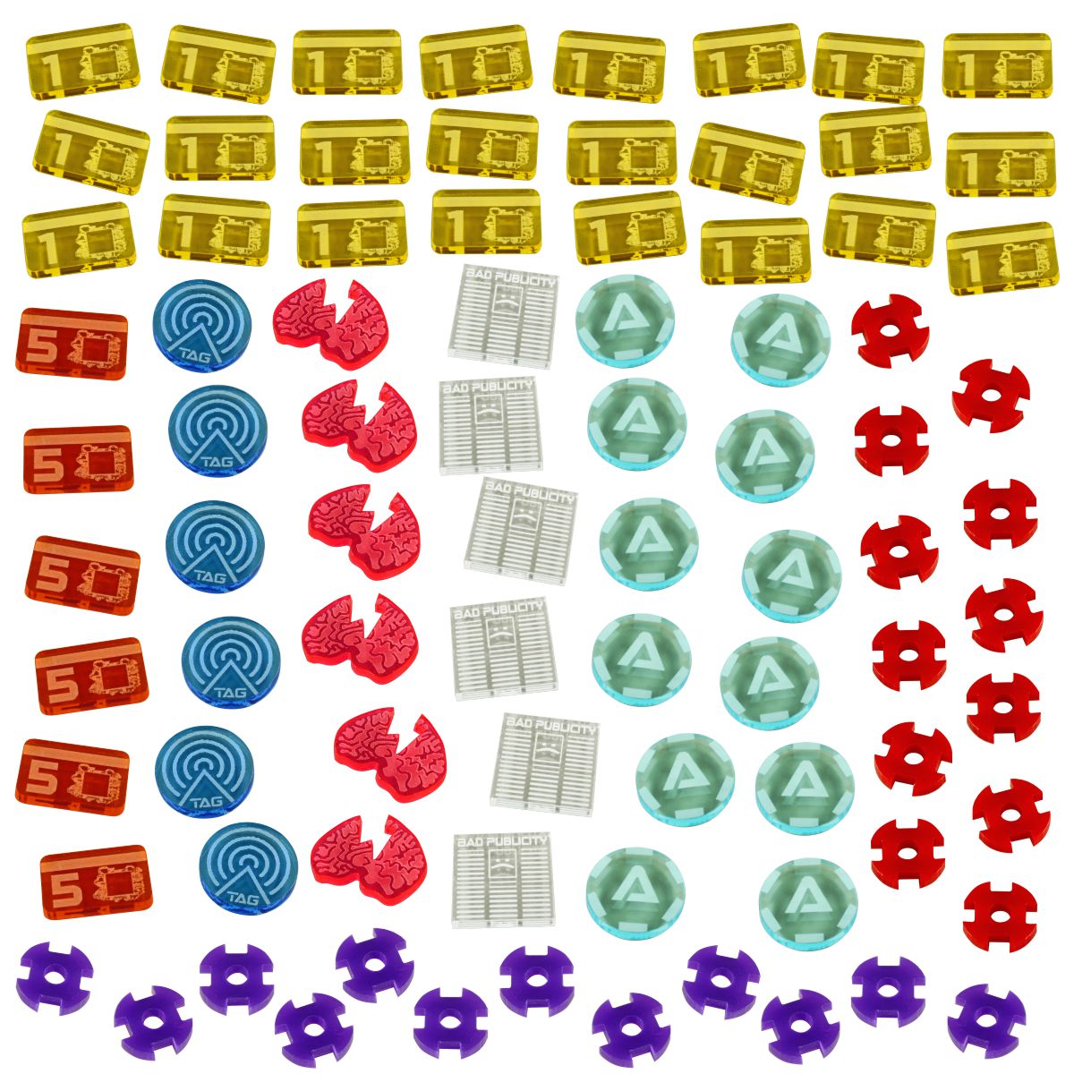 Net Hacker Token Set Multi-Color 84