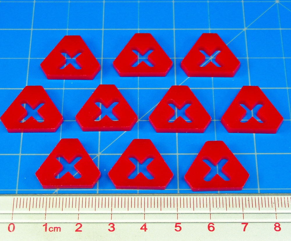 Done Action Tokens Red 10