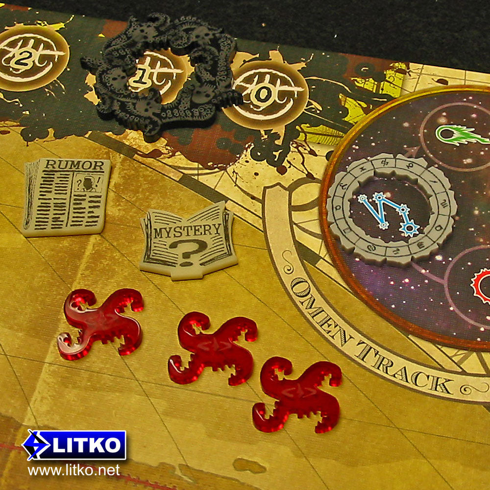 LIT-TS776-VRY Cthulhu Rumor & Mystery Token Set Ivory 5