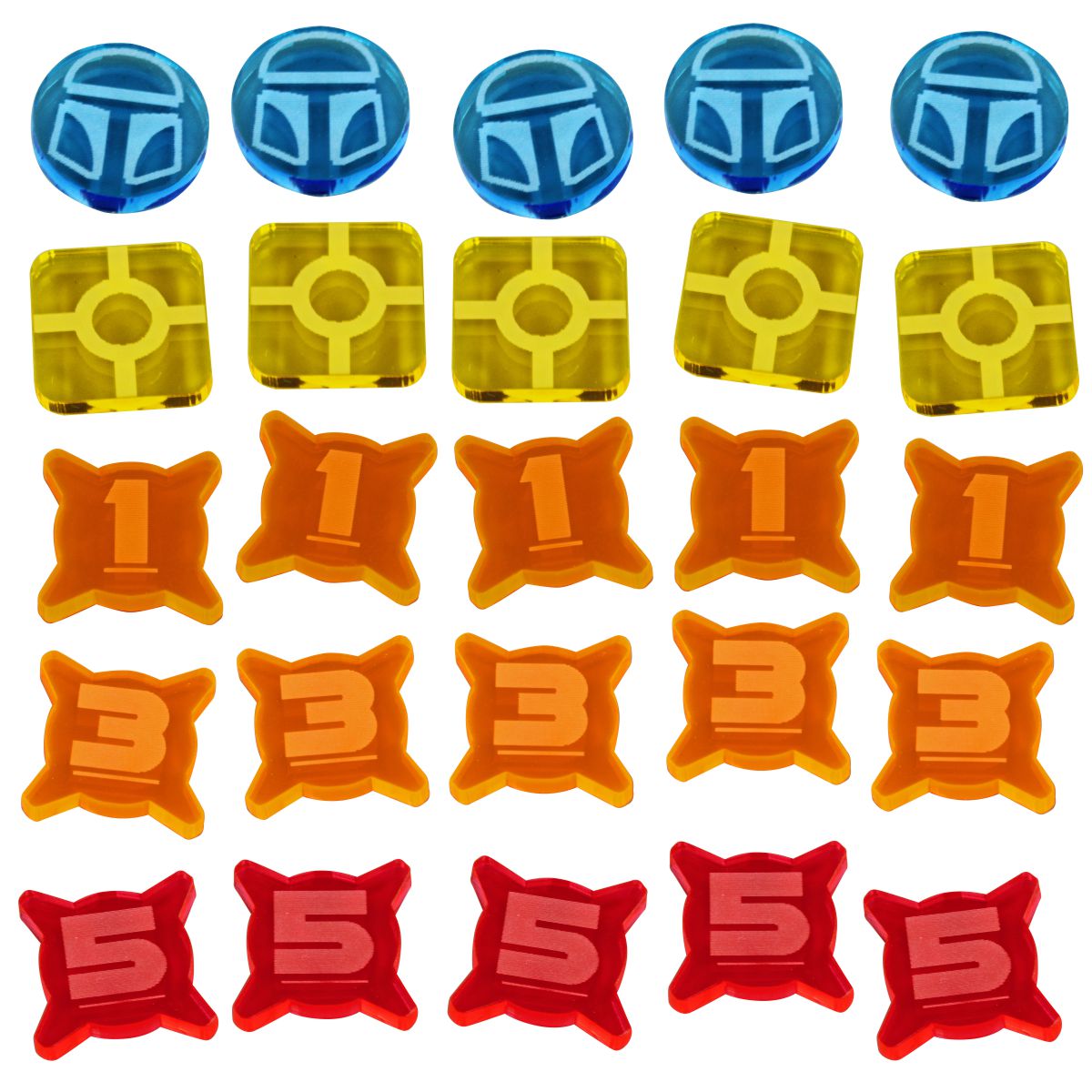 SW Destiny Player Token Set Multi-Color 25