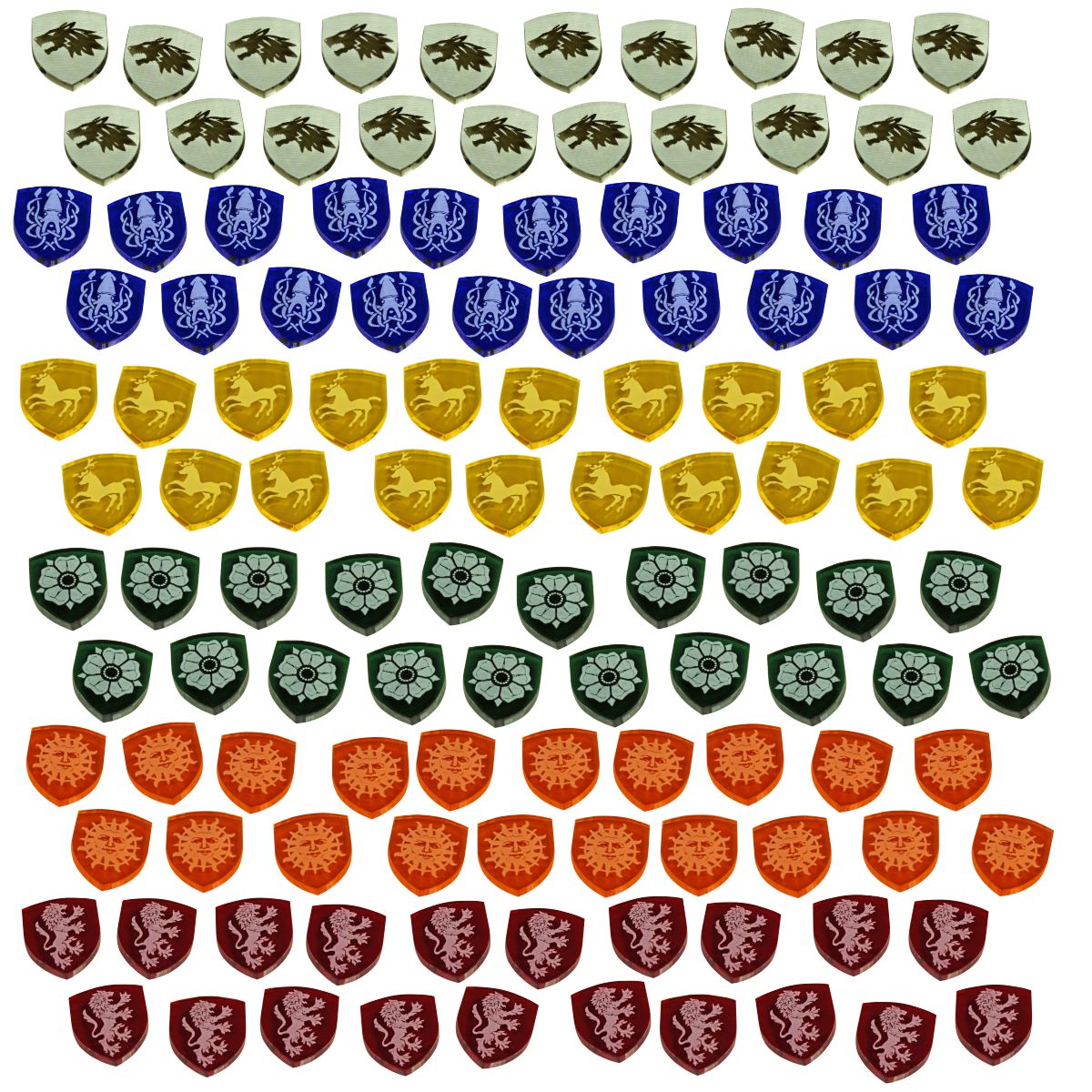 Tokens Game Color Power Tokens GoT Board Game Multi-Color 120