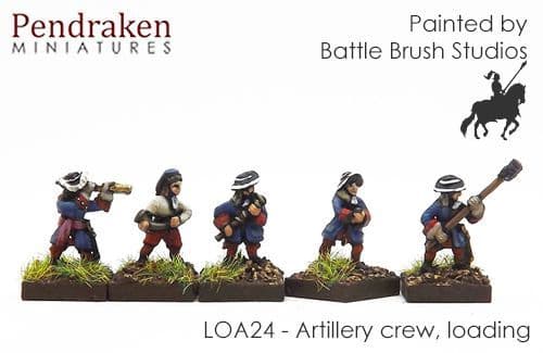 Artillery crew, loading (15)
