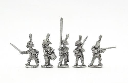 Cazadores in 1805 uniform, inc. command