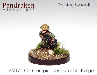Chu Luc Assault Pioneer with satchel charge