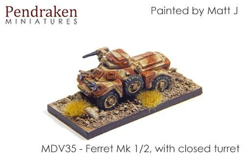 Ferret Mk 1/2, with closed turret