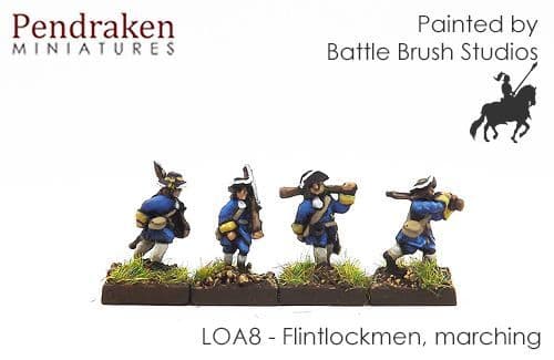 Flintlockmen, marching