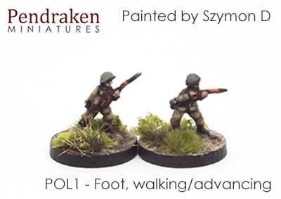 Foot, walking/firing