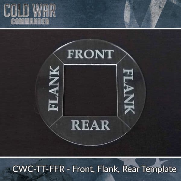 Cold War Commander Front Flank & Rear template