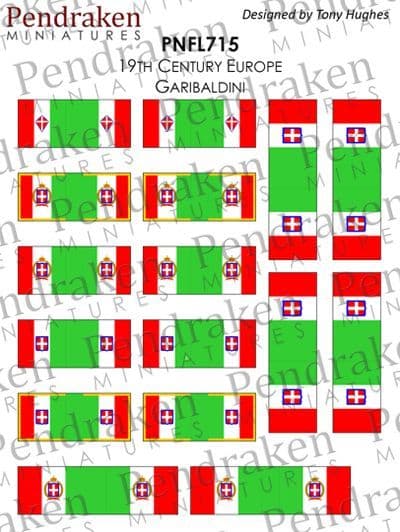 Garibaldini flags