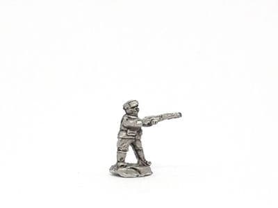 Home Guard/Civilian with rifle, firing
