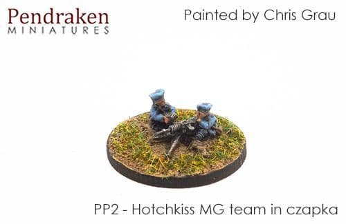 Hotchkiss MG team, in czapka (3)