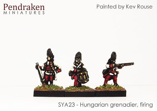 Hungarian grenadier, firing