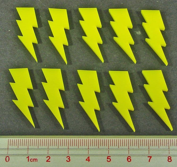 Lightning Bolt Tokens, Yellow (10)
