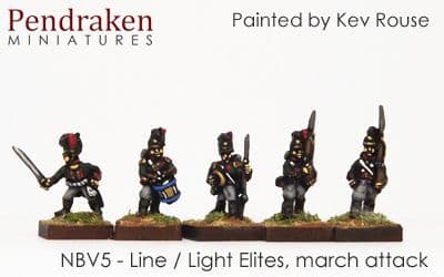 Line / light elites, march attack (16)