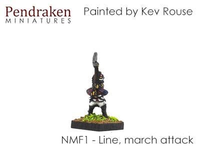 Line, march attack