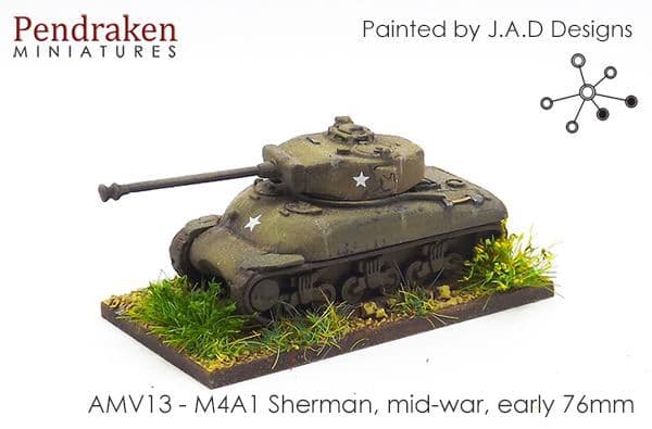 M4A1 Sherman, mid-war, early 76mm