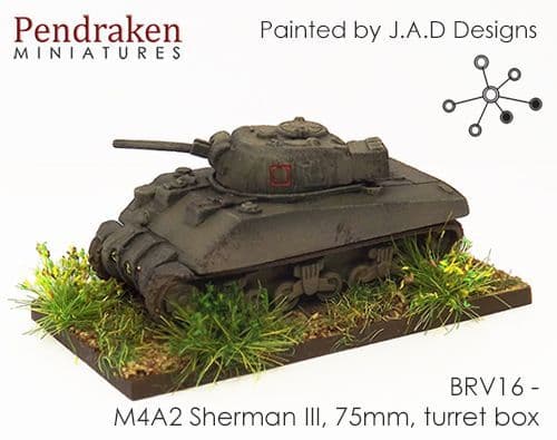 M4A2 Sherman III, 75mm, turret box